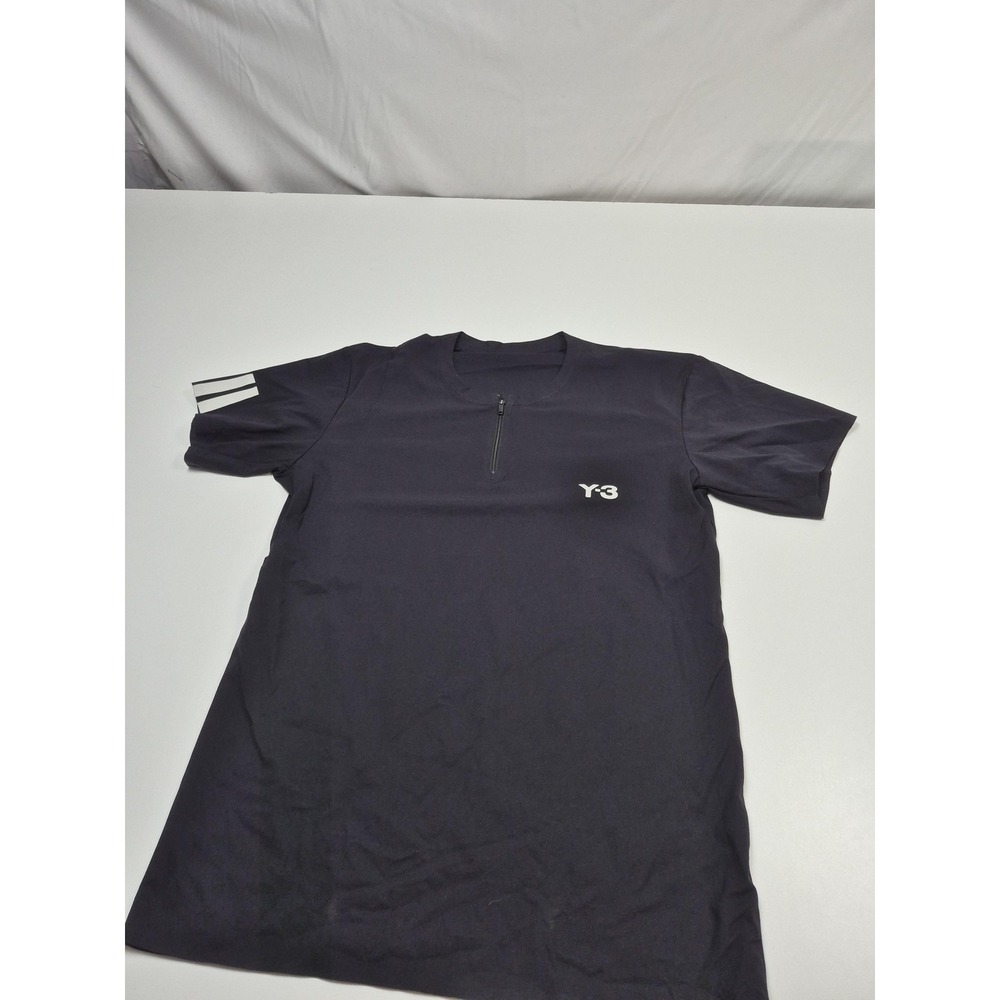 Adidas Y-3 Pro FreeLift Zip Tee Black- Men's Size Large